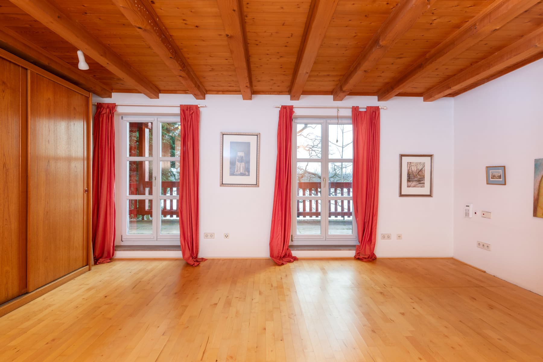 Schlafzimmer zum Rhein